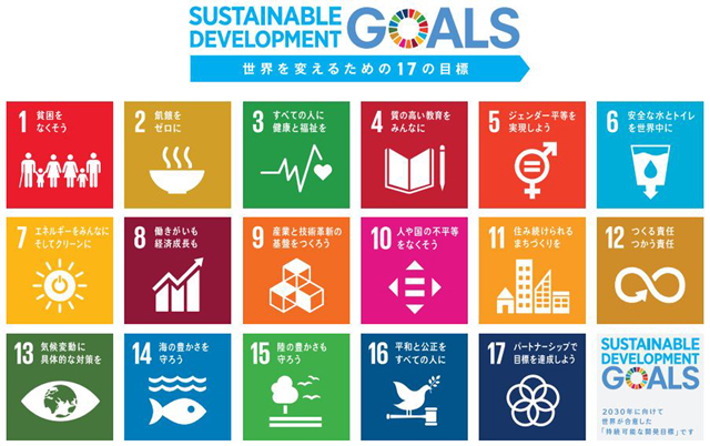 P1 SDGsのロゴ　「世界を変えるための17の目標」 - 自由研究としての「SDGs」　防災の志とも共振・共鳴