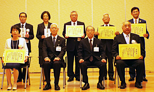2018年度の防災士功労賞受賞のみなさん
