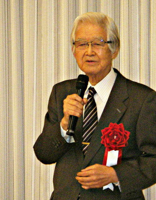 「災害史探訪三部作」上梓挨拶する伊藤和明 氏