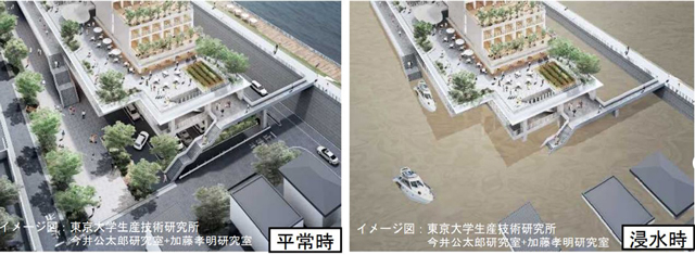 P1 東京都葛飾区の「浸水対応型市街地構想」より 1 - 本気で災害からいのちを守る