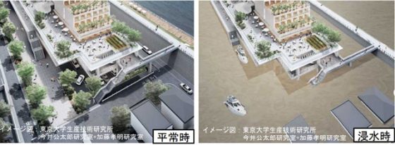 東京都葛飾区の「浸水対応型市街地構想」より