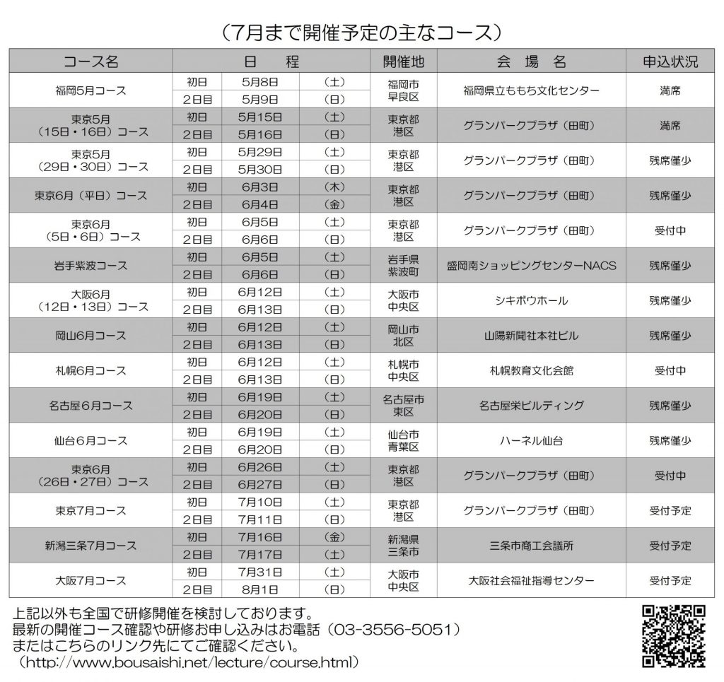 4月30日提出原稿 1024x965 - 防災士になる。<br>防災士研修センター ［広報］<br> 最新研修コース情報<br> 2021. 05. 03.