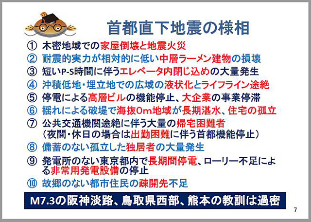 P3 2b 福和伸夫・名古屋大学教授による「大規模地震の課題～首都直下地震の様相」より - 防災強靭化 提言② <br>「事前防災・複合災害 WG」