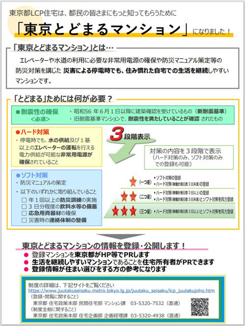 P3 3 「東京都LCP住宅」が「東京とどまるマンション」に名称を変更 - 東京都「地域防災計画（震災編）」<br>30年度に想定被害をおおむね半減