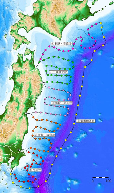 P2 3 防災科研の「海底地震津波観測網（S net）」 - 謎の津波…<br>地震・大雨に<br>発生傾向はあるか…