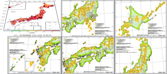 P2 1 科学的特性マップと10万年地震動予測地図 560x249 - 「世界最大級の変動帯に<br>地層処分の適地はない」
