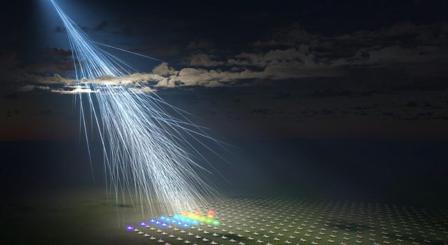 P6 1a 極めて高いエネルギーの宇宙線のイメージ図（画像：大阪公立大学資料より） 640x350 - 史上最大のエネルギーをもつ宇宙線<br> 「アマテラス粒子」を検出