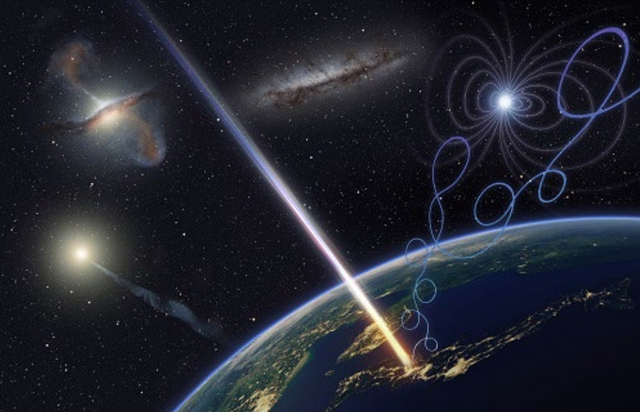 P6 2 極高エネルギー宇宙線による次世代天文学の概念図（画像：大阪公立大学資料より） - 史上最大のエネルギーをもつ宇宙線<br> 「アマテラス粒子」を検出