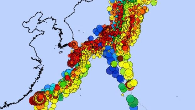 image 気象庁「震央分布」より 622x350 - 豊後水道の地震と南海トラフは<br>通底するか？