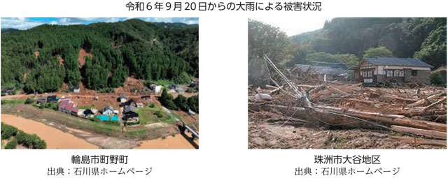 P2 5 2024年9月20日からの大雨による被害状況 - 2025防災白書<br>「場所から人」支援の転換